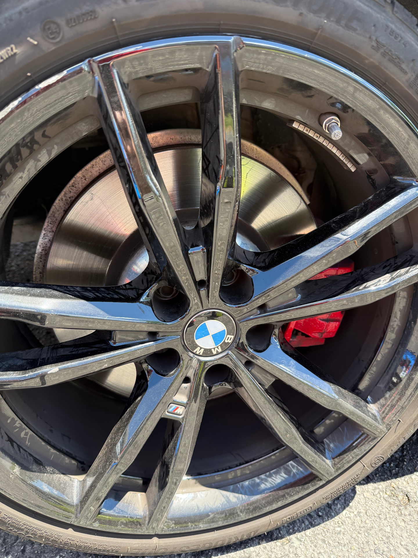 Wheel & tire deep clean — before